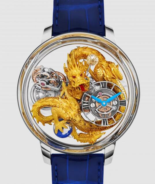 Review Jacob & Co ASTRONOMIA ART DRAGON CLARITY AT120.60.DR.UB.CBALA Replica watch - Click Image to Close